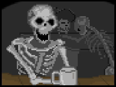 After Sleep Comics - Night Shift Horror 16 bit aftersleep character comic comix gif horror illustration pixel pixelart retro