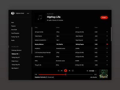 Music app design music ui uidesign ux webdesign