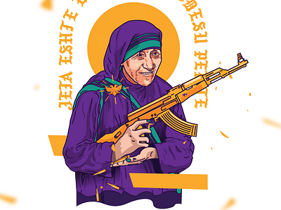 Mother Teresa & AK-47 motherteresa