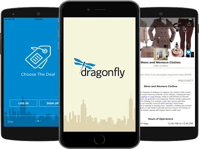 Dragonfly : An Android App android app development business app mobile app development online business app