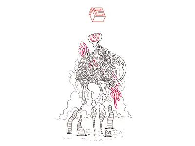 Integral Breaks Illustration art doodle drawing illustration lineart rebound surreal surrealism