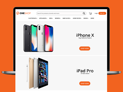 Oneshop Ui Layout l Mayank Chauhan app design concept design ui design web design