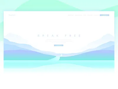 Travel Landing Page UI/UX affinity apple designer illustration ipad landing page travel ui ux website