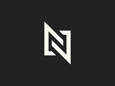 Logo: Letter N bold branding brandmark icon letter lettering logo mark monoline n sharp symbol