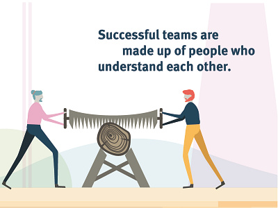 Team Work bold brand characters colourful illustration lifestyle people