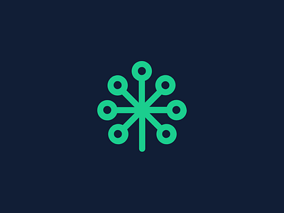 CyberGreen Logo Option III branding cyber cyber ecosystem data hacking identity information logo minimal organic sustainable technology