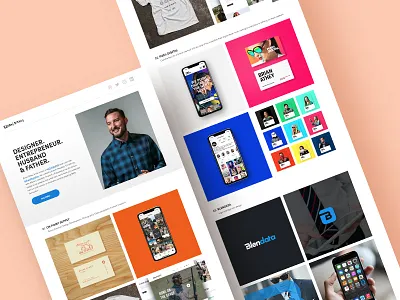 Fresh branding design logo new portfolio web