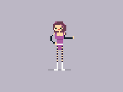 Glow - Super Cool glow netflix pixel art