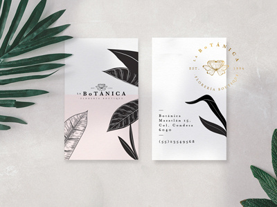 La Botanica art direction branding flowers illustration logo logotype stationery