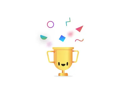 Core Value #1: Community First character cup illustration rogie king trophy