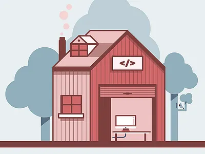 Vector Garage illustration vector