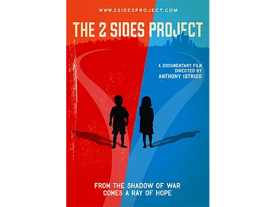 2 Sides Poster digital illustration documentary movie poster poster art poster design poster illustration