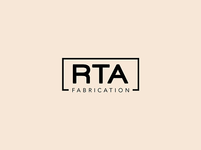 RTA Fabrication logo animation branding estate gif homely house identity logo mark real type