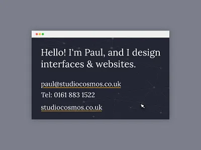 Interface Business Cards business cards interface design ui design ux design