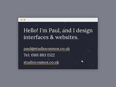 Interface Business Cards business cards interface design ui design ux design