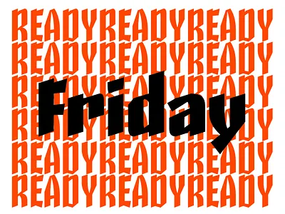 Third Friday calligraphy lettering skeleton type design type design typography