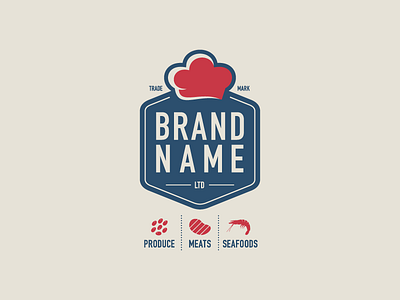 Restauran Emblem beverages brand chef design emblem food identity logo mark restaurants sale