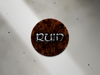 Spiralchain The Board Game - Ruin Token board game token