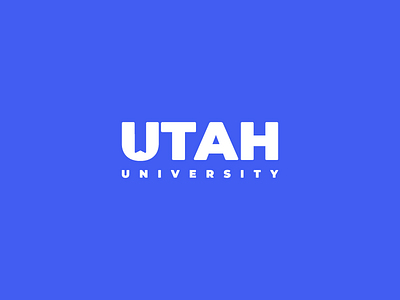 Logo Challenge | University Logo bookmark dailylogo dailylogochallenge flat letter u logo logotype minimalism negative space university utah