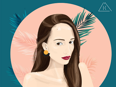 Autoportrait adobeillustrator illustration portrait self