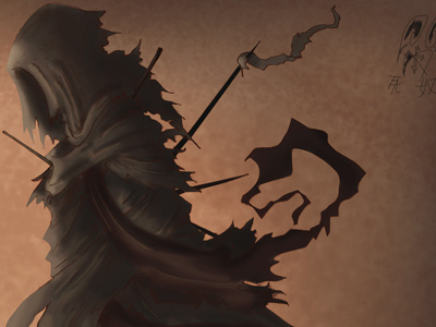 Wraith art concept concept art creature creature art drawing illustration wraith