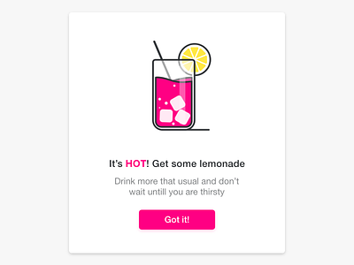 Daily UI #016 Pop-Up / Overlay dailyui day16 interface lemonade online ads overlay pink pop up pop up shop online ui