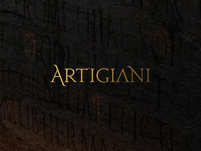 Artigiani authentic branding italian italy logo roman romanian sharp social media