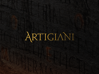 Artigiani authentic branding italian italy logo roman romanian sharp social media