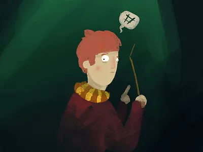Ron 2 harry illustration potter ron