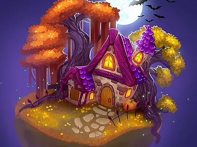 Witch's house art game