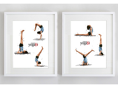 Editorial illustrations#1 - Magazine Yoga&I art direction graphics illustration photoshop