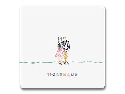 Tiggemann fun illustration minimalist squiggle