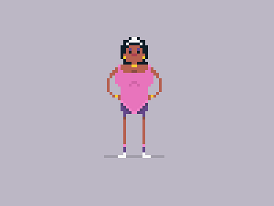 Glow - The Queen glow netflix pixel art