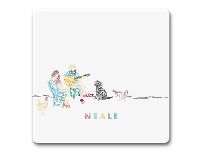 Neale fun illustration minimalist squiggle