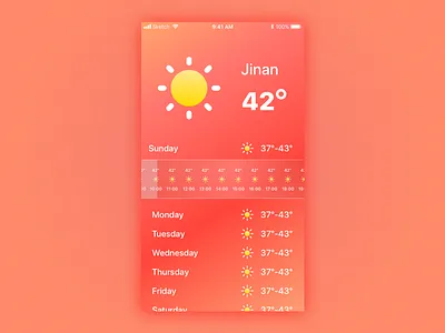 Weather ui