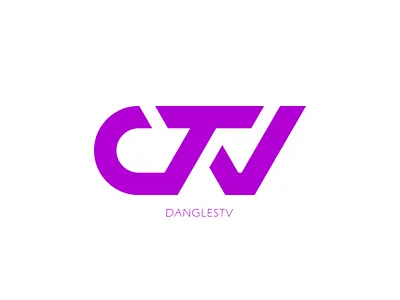 "DTV" Client Logo brand branding design icon identity logo minimal typography
