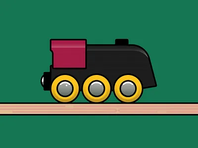 BRIO adobe brio illustrator line train vector