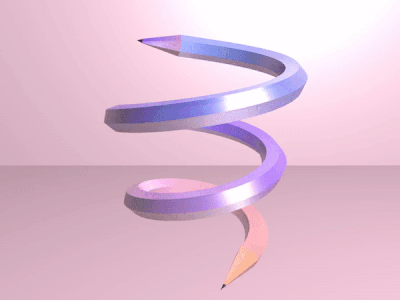 Doodle Bop 3d cinema4d pencil render