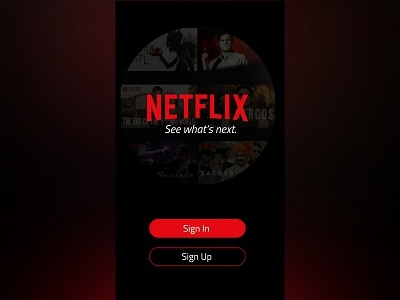 Netflix UI Redesigned app dashboard login movies netflix redesign series streaming ui ui design video