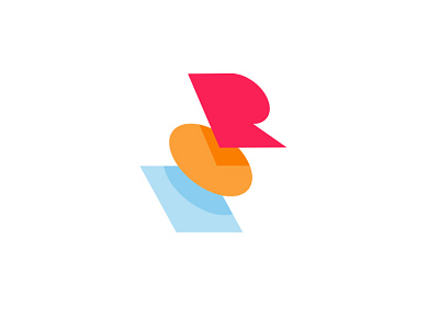 R - Concpet Logo create logo dynamic logo geometric logo levels logo mateusz pałka r letter r logo symbolstudio