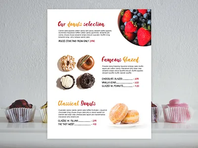 Daily UI Challenge Day #43 - Food / Drinks Menu app clean dailyui landing page ui ux web design