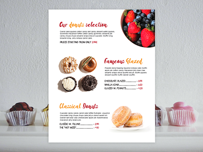 Daily UI Challenge Day #43 - Food / Drinks Menu app clean dailyui landing page ui ux web design