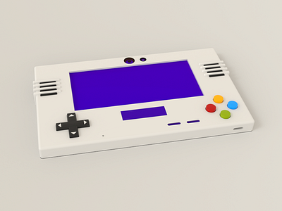 Gameboy 3d cinema4d gameboy learning modeling photoshop