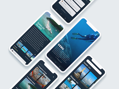 PH Travel App Concept app inspirations interface manila philippines travel ui