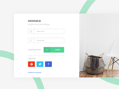 Daily UI #001 | Signup Form login form minimal ui