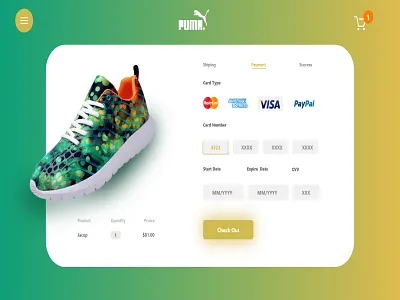 Checkout Page Design graphic design uiux