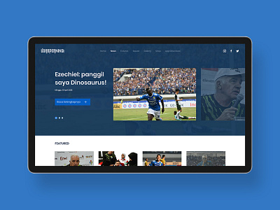 UsabPerning football news soccer sport ui ui design ux ux design website