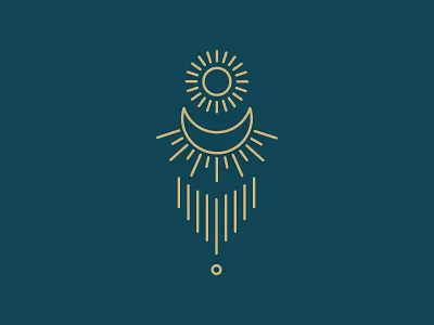 Hestia 2 branding design hestia moon sun symbol