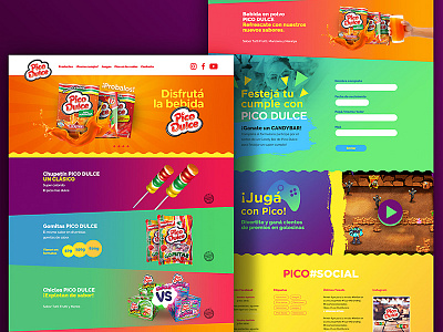Pico Dulce (Lheritier)| Site Design brand brand strategy branding digital product ecommerce identity lheritier picodulce social branding ui ux