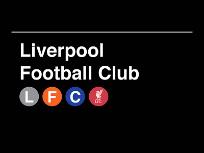 LFC - Subway football lfc liverpool merch nyc subway tee